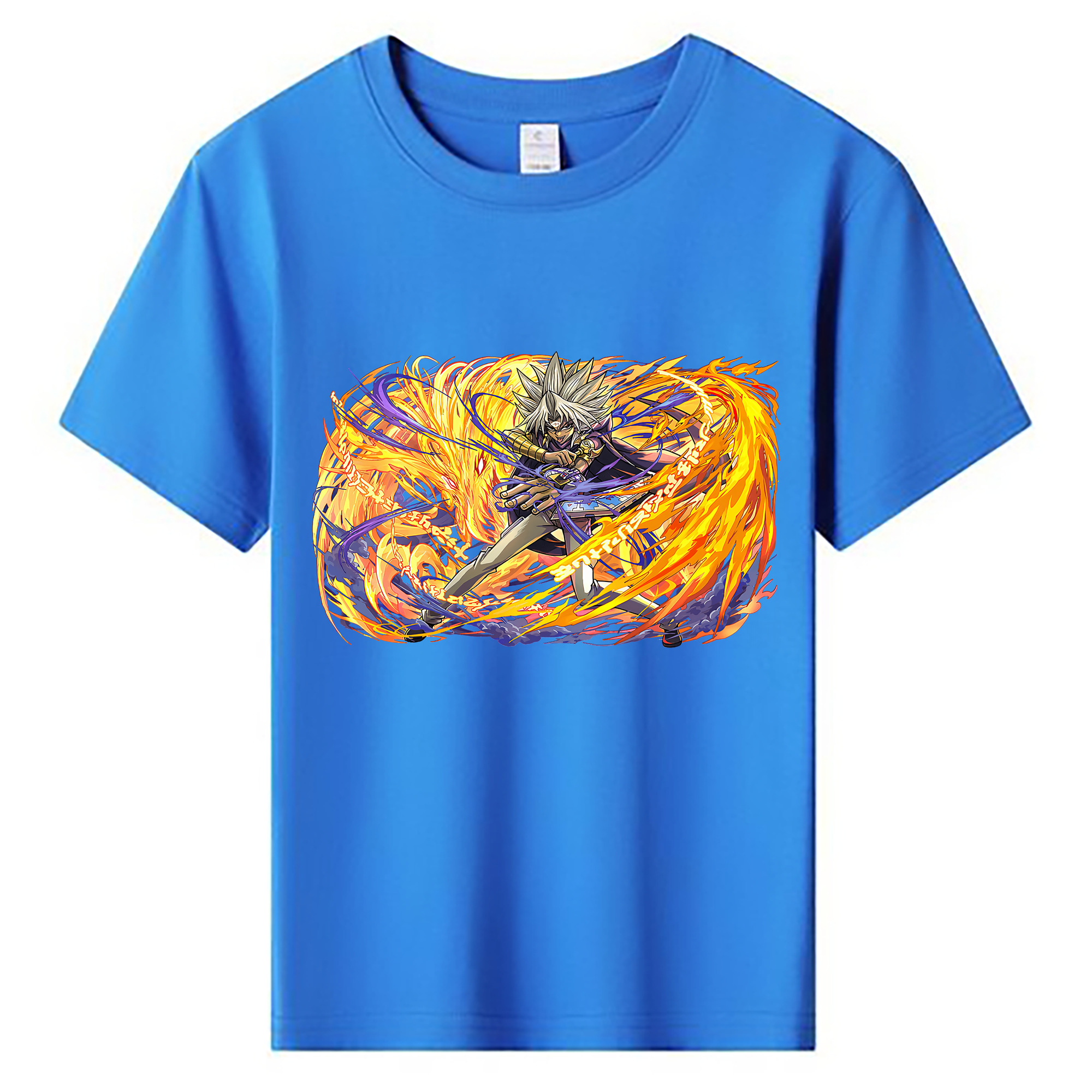 （画像用） 遊☆戯☆王 Yu-Gi-Oh! 綿100％キッズTシャツ（フロントプリント）
